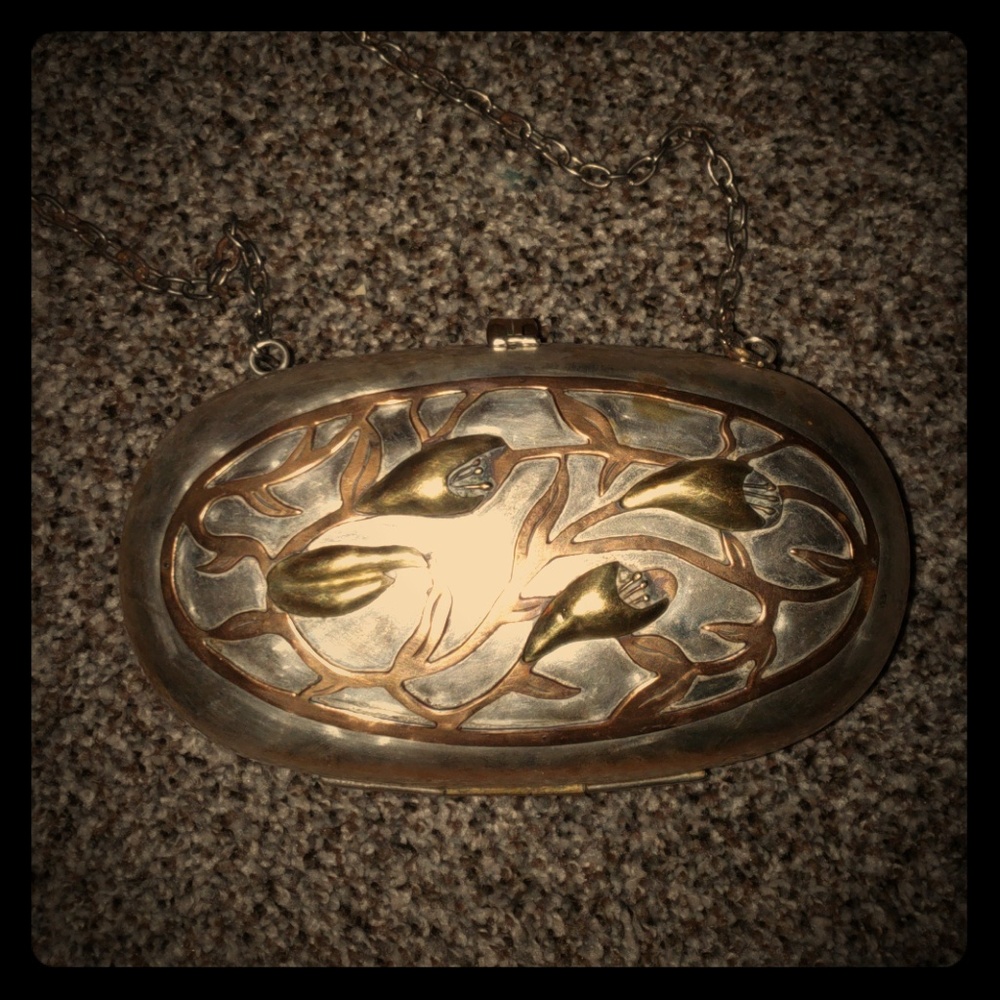 Antique Silver Purse - image 1